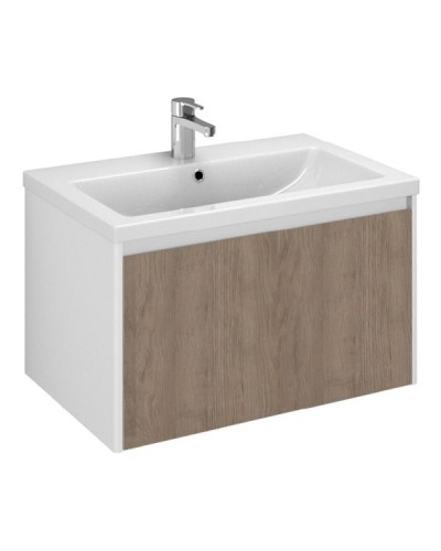 Тумба под раковину Velvex Klaufs 70 tpKLA.70.1Y-617.216 подвесная Белый+дерево