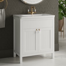 Адель - 80 Тумба 1 ящ. белая эмаль