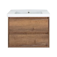 Dallas - 70 Тумба подвесная 2 ящ. ДСП (Дуб Галифакс)