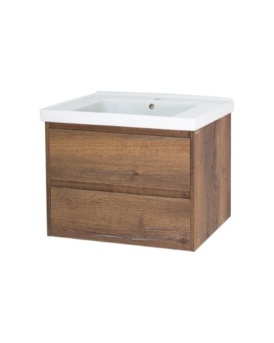 Dallas - 60 Тумба подвесная 2 ящ. ДСП (Дуб Галифакс)