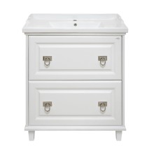 Версаль - 80 Тумба с 2 ящ. белая матовая