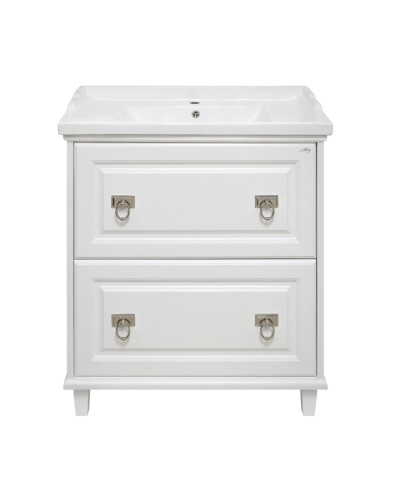 Версаль - 80 Тумба с 2 ящ. белая матовая