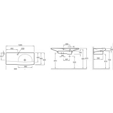 Тумба белый глянец 120,5 см Jacob Delafon Stillness EB2000-G1C