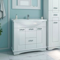 Эльбрус -100 Тумба белая эмаль