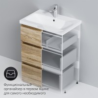 Тумба под раковину AM.PM Gem S 60 M91FSX0602OF Светлый дуб