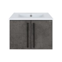 ROCK - 60 Тумба прямая подвесная темно-серый (Чикаго) ЛДСП О