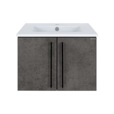 ROCK - 60 Тумба прямая подвесная темно-серый (Чикаго) ЛДСП О