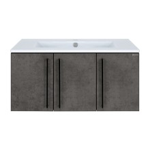 ROCK - 90 Тумба прямая подвесная темно-серый (Чикаго) ЛДСП