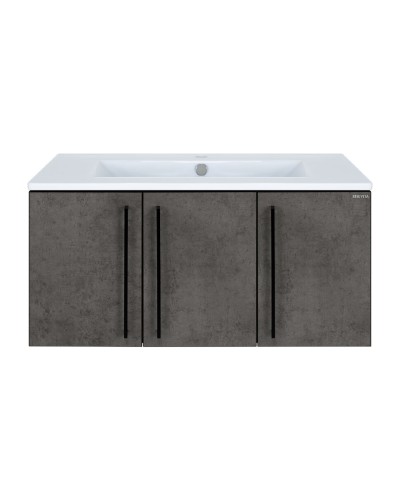 ROCK - 90 Тумба прямая подвесная темно-серый (Чикаго) ЛДСП