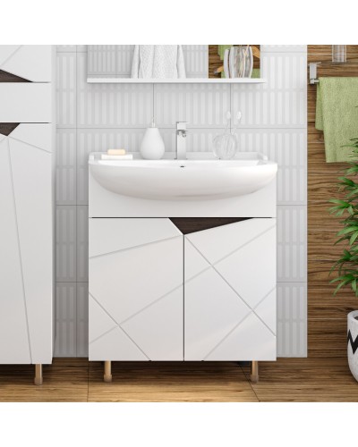 Грани - 70 Тумба напольная прямая (эмаль)