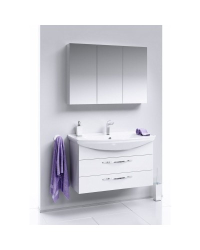 Тумба под раковину Aqwella Аллегро 100 Agr.01.10/2 Белый