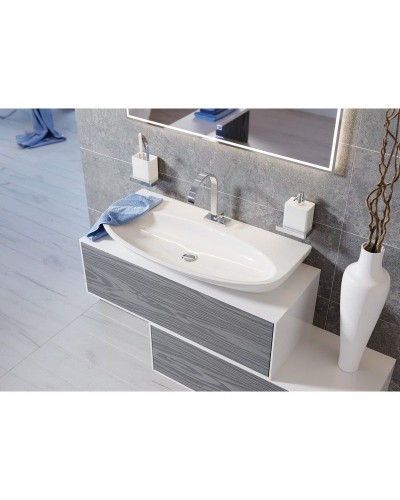 Тумба под раковину Aqwella 5 Stars Genesis 120 GEN0112MG подвесная Миллениум серый