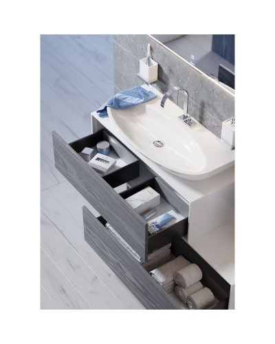 Тумба под раковину Aqwella 5 Stars Genesis 100 GEN0110MG подвесная Миллениум серый