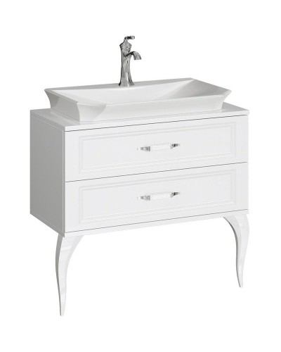 Тумба под раковину Aqwella 5 Stars La Donna 85 LAD0108W Белая