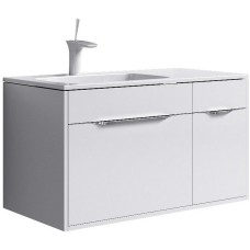 Тумба под раковину Aqwella 5 Stars Malaga 90 Mal.01.09/L подвесная Белая