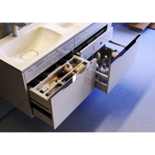 Тумба под раковину Aqwella 5 Stars Malaga 120 Mal.01.12 подвесная Белая