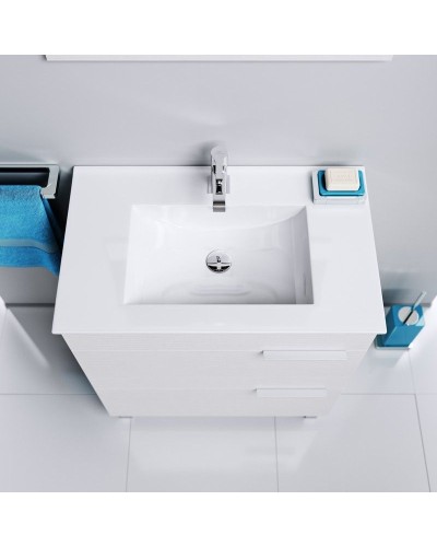 Тумба под раковину Aqwella Бриг 75 Br.01.07/2/W Белый
