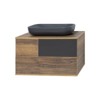 Коломбо - 80 Тумба подвесная 2 ящ. с отталк. ДСП (Дуб Галифакс)