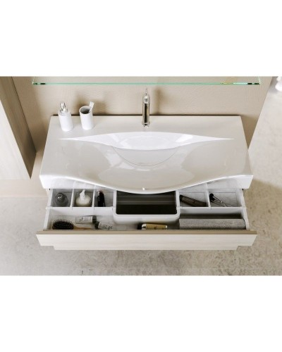 Тумба под раковину Aqwella 5 Stars Бергамо 100 Ber.01.10/A подвесная Акация