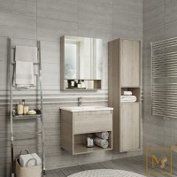 Дунай - 60 Тумба подвесная с 1 ящиком и нишей (цвет Дуб белый)