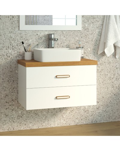 KRONA - 80 Тумба с 2 ящ. подвесная под столешницу KEVO