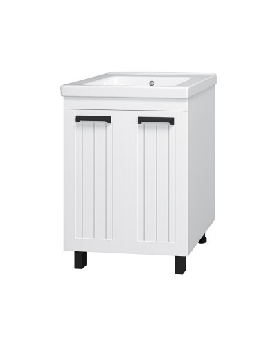 Спарта - 65 Тумба напольная 2 дв. белая