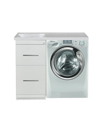 Мексика - 50 Тумба под стиральную машину белая эмаль