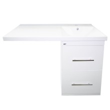 Мексика - 50 Тумба под стиральную машину белая эмаль