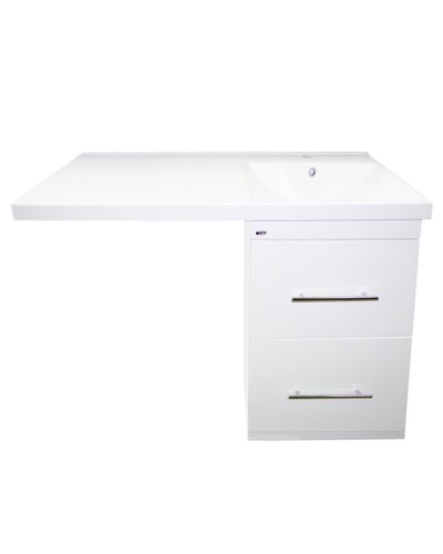 Мексика - 50 Тумба под стиральную машину белая эмаль