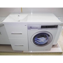 Мексика - 50 Тумба под стиральную машину белая эмаль