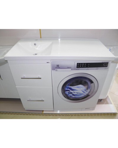 Мексика - 50 Тумба под стиральную машину белая эмаль