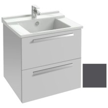 Тумба серый антрацит 2 ящика 57 см Jacob Delafon Struktura EB1276-N14