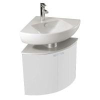 Угловая тумба белый глянец 67,9 см Jacob Delafon Odeon Up EB864-G1C