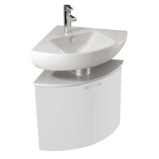 Угловая тумба белый глянец 67,9 см Jacob Delafon Odeon Up EB864-G1C