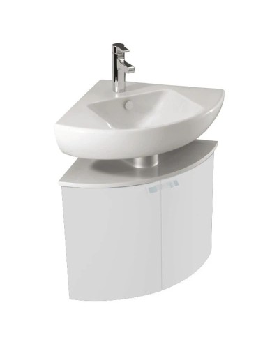 Угловая тумба белый глянец 67,9 см Jacob Delafon Odeon Up EB864-G1C