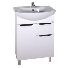 Тумба под раковину АСБ-мебель Мессина 60 9891 Белая