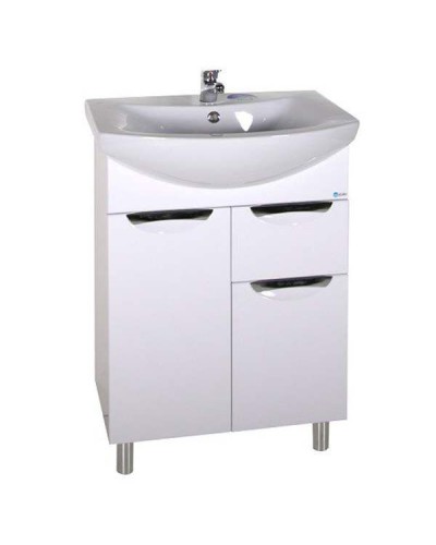 Тумба под раковину АСБ-мебель Мессина 60 9891 Белая