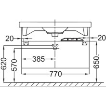 Тумба квебекский дуб 77 см Jacob Delafon Odeon Up EB895-E10