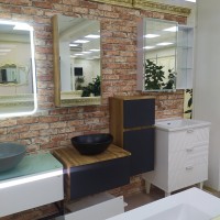 Ива - 70 Тумба подвесная Графит пленка 1 ящ