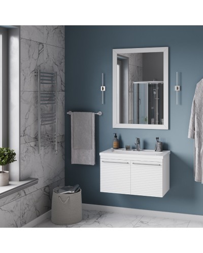 CATANIA - 80 Тумба подвесная белая (эмаль)