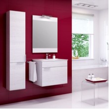 Тумба под раковину Aqwella Бриг 75 Br.01.07/1/W подвесная Белая