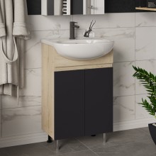 Поло - 50 Тумба напольная прямая комбинир.