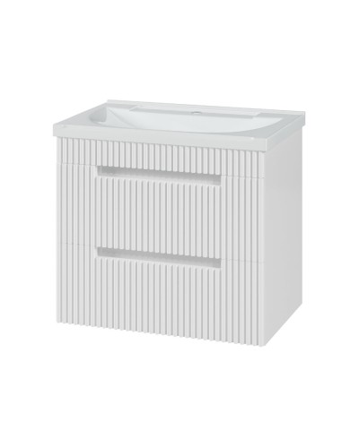 ARIANA - 60 Тумба подвесная с 2 ящ. белая (эмаль)