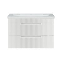 ARIANA - 80 Тумба подвесная с 2 ящ. белая (эмаль)