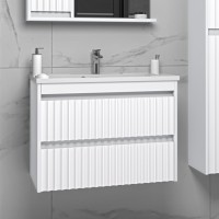 BALATON - 90 Тумба подвесная с 2 ящ., белый