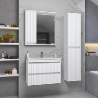 BALATON - 80 Тумба подвесная с 2 ящ., белый