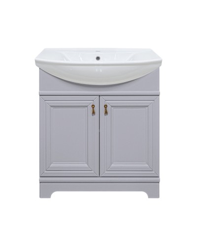 Лувр - 75 Тумба напольная, серая О