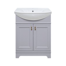 Лувр - 65 Тумба напольная, серая