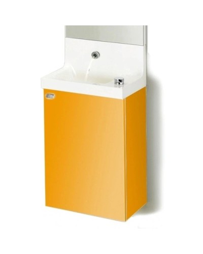 Тумба оранжевый шарниры справа Jacob Delafon Pop Laminar EB286-N24