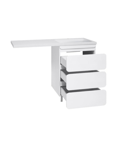 Чегет - 55 Тумба напольная 3 ящ. под стиральную машину, белая